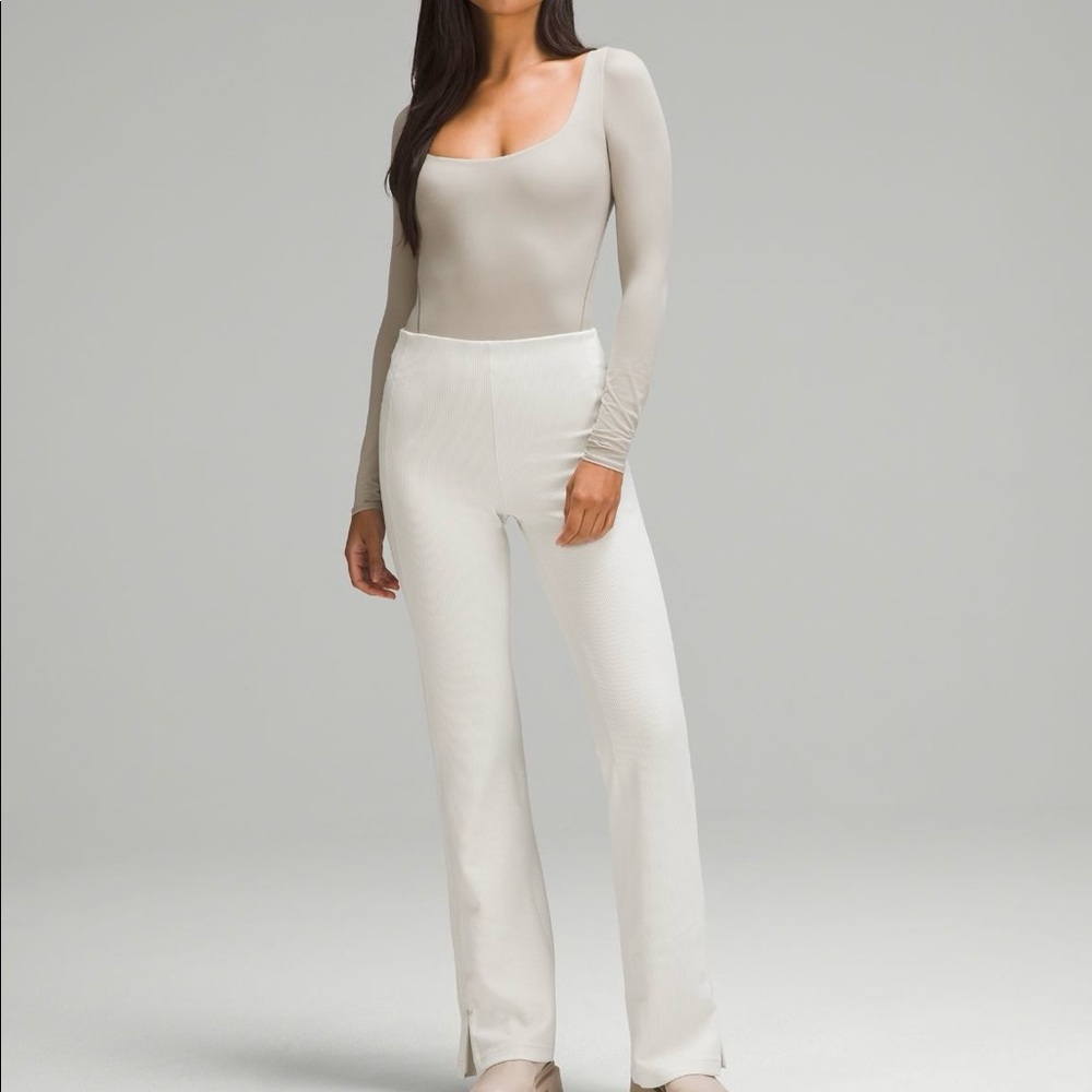 NWT Lululemon square neck long sleeve bodysuit size L